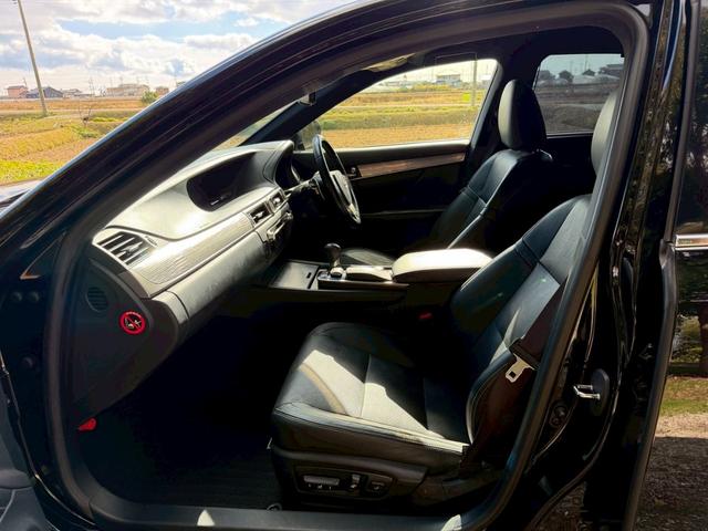 GS GS250 Fスポーツ 純正ナビ 黒革シート ローダウン バックカメラ シートヒーター ベンチレーション パワーシート パワートランク ETC フルセグTV パドルシフト Bluetoothオーディオ LEDヘッドライト(21枚目)