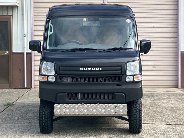 エブリイ ＰＣリミテッド　ＦＲバンパー改　新品タイヤ　新品ホイール　リフトアップ　４ＷＤ　レーダーブレーキサポート　リアスモーク　レザーシートカバー（2枚目）