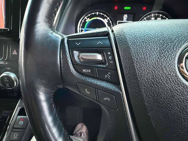 アルファードハイブリッド ＳＲ　Ｃパッケージ　ドライブレコーダー　ＥＴＣ　ナビ　ＴＶ　クリアランスソナー　オートクルーズコントロール　両側スライドドア　オートマチックハイビーム　電動リアゲート　スマートキー　電動格納ミラー　シートヒーター（10枚目）