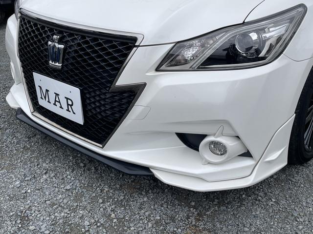 クラウンハイブリッド アスリートＳ　ブラックスタイル　ＴＲＤエアロ／革シート／純正ナビ・フルセグ／ＤＶＤ再生／バックカメラ／ＥＴＣ／スマートキー×２個／トランクイージークローザー／禁煙車／エアシート・シートヒーター／車検９年８月／ＴＶキット／１８アルミ（18枚目）