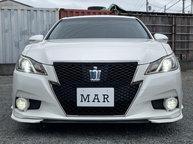 クラウンハイブリッド アスリートＳ　ブラックスタイル　ＴＲＤエアロ／革シート／純正ナビ・フルセグ／ＤＶＤ再生／バックカメラ／ＥＴＣ／スマートキー×２個／トランクイージークローザー／禁煙車／エアシート・シートヒーター／車検９年８月／ＴＶキット／１８アルミ（48枚目）