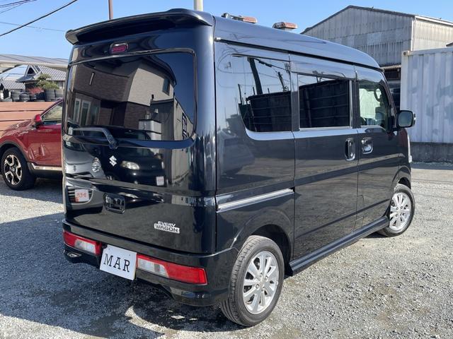 エブリイワゴン PZターボスペシャル 両側パワスラ/社外フルセグナビ/スマートキー×2個/ETC/バックカメラ/オートステップ/HID/社外LEDフォグ/ターボ車/アルミ/ハイルーフ/車検令和8年7月/禁煙車/社外デジタルインナーミラー(3枚目)