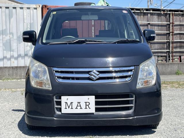 ワゴンR FXリミテッドII 社外16インチアルミ/ローダウン/フルセグナビ/車検整備付き/スマートキー/純正フルエアロ/セキュリティー/黒革調シートカバー/オートエアコン/禁煙車/プッシュスタート(18枚目)