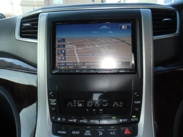 ヴェルファイア ２．４Ｚ　ワンオーナー車　Ｚ　コンビハンドル　アルパインナビ　フィリッダウンモニター　ＥＴＣ　レーダー探知機（10枚目）