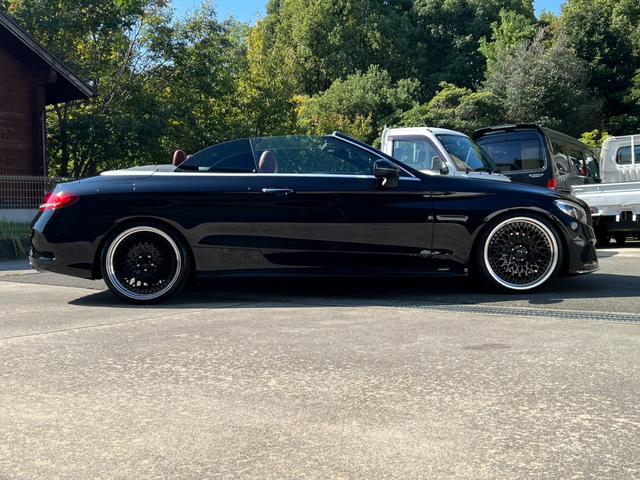 Cクラス C180カブリオレスポーツ C180カブリオレスポーツ(4名)ワーク20インチホイール 車高調 パナメリカーナグリル 赤帆 赤革シート レーダーセーフティパッケージ(8枚目)