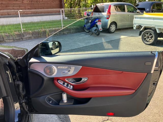 Cクラス C180カブリオレスポーツ C180カブリオレスポーツ(4名)ワーク20インチホイール 車高調 パナメリカーナグリル 赤帆 赤革シート レーダーセーフティパッケージ(18枚目)