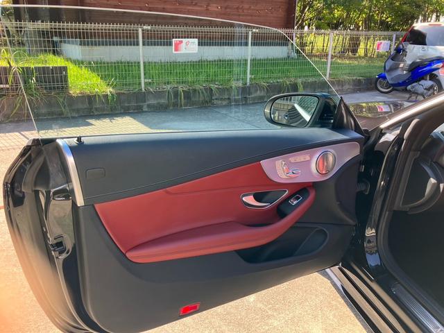 Cクラス C180カブリオレスポーツ C180カブリオレスポーツ(4名)ワーク20インチホイール 車高調 パナメリカーナグリル 赤帆 赤革シート レーダーセーフティパッケージ(19枚目)