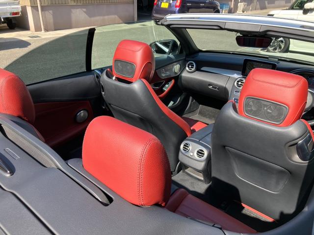 Cクラス C180カブリオレスポーツ C180カブリオレスポーツ(4名)ワーク20インチホイール 車高調 パナメリカーナグリル 赤帆 赤革シート レーダーセーフティパッケージ(20枚目)