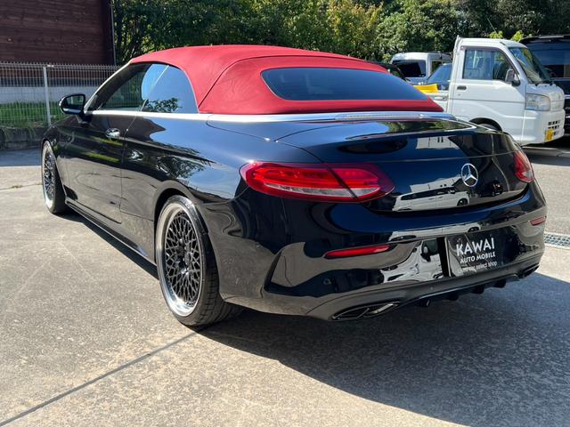 Cクラス C180カブリオレスポーツ C180カブリオレスポーツ(4名)ワーク20インチホイール 車高調 パナメリカーナグリル 赤帆 赤革シート レーダーセーフティパッケージ(35枚目)