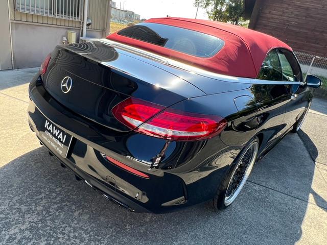 Cクラス C180カブリオレスポーツ C180カブリオレスポーツ(4名)ワーク20インチホイール 車高調 パナメリカーナグリル 赤帆 赤革シート レーダーセーフティパッケージ(36枚目)