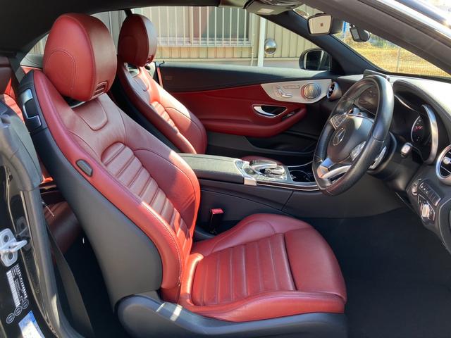 Cクラス C180カブリオレスポーツ C180カブリオレスポーツ(4名)ワーク20インチホイール 車高調 パナメリカーナグリル 赤帆 赤革シート レーダーセーフティパッケージ(43枚目)