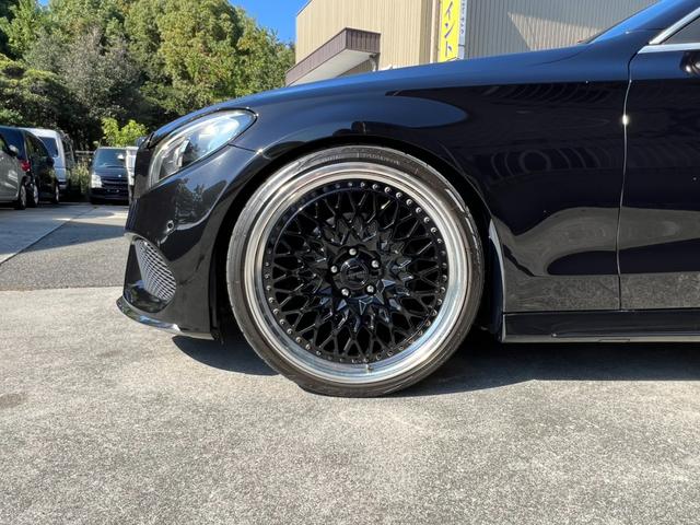 Cクラス C180カブリオレスポーツ C180カブリオレスポーツ(4名)ワーク20インチホイール 車高調 パナメリカーナグリル 赤帆 赤革シート レーダーセーフティパッケージ(45枚目)