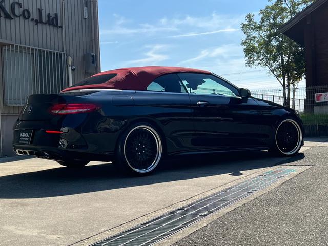 Cクラス C180カブリオレスポーツ C180カブリオレスポーツ(4名)ワーク20インチホイール 車高調 パナメリカーナグリル 赤帆 赤革シート レーダーセーフティパッケージ(50枚目)