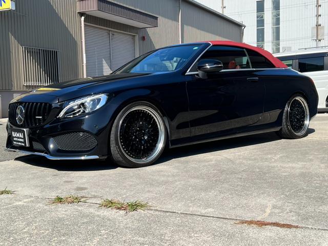 Cクラス C180カブリオレスポーツ C180カブリオレスポーツ(4名)ワーク20インチホイール 車高調 パナメリカーナグリル 赤帆 赤革シート レーダーセーフティパッケージ(59枚目)