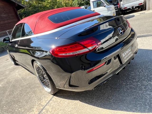 Cクラス C180カブリオレスポーツ C180カブリオレスポーツ(4名)ワーク20インチホイール 車高調 パナメリカーナグリル 赤帆 赤革シート レーダーセーフティパッケージ(65枚目)