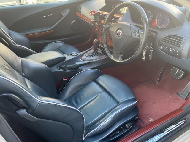 Ｂ６ クーペ　スーパーチャージ　アルピナ　Ｂ６　　　クーペ　Ｓｕｐｅｒｃｈａｒｇｅ　右ハンドル　特注フルオーダー車両　特別オーダーカラー　ダイヤモンドメタリック　アルピナ　ラヴァリナ　フルレザーインテリア（18枚目）