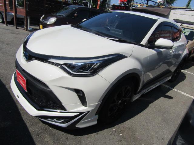 Ｃ－ＨＲ Ｇ　モード　ネロ　セーフティプラス　法人１オーナー　モデリスタフルエアロ　後期　純正８型ディスプレイオーディオ　パノラミックビューモニター　トヨタセーフティセンス　ハーフレザー　シートヒーター（16枚目）