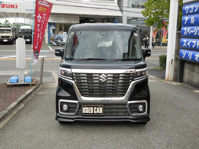 スペーシアカスタム ハイブリッドＸＳターボ　４ＷＤ　　ディスプレイオーディオ　ＤＶＤ　ＣＤ　ＥＴＣ（2枚目）