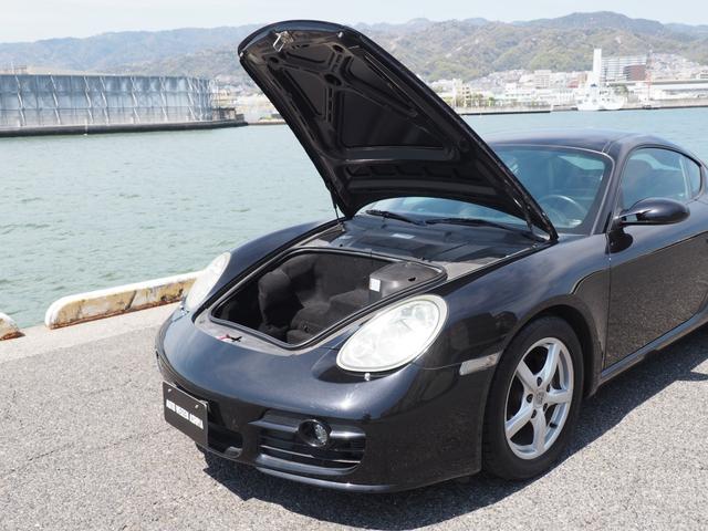 ケイマン ポルシェ９８７ケイマン　マニュアル（２００７年）ＬＨＤ　実走行５５０００ｋｍ／５速マニュアル／カーボンリアスポイラー／カーボンダクト／ナビ／メンテナンスノート　取説　スペアーキー有／（55枚目）