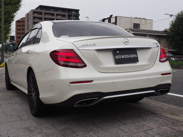 Ｅクラス Ｅ４３　４マチック／Ｖ型６気筒ＤＯＨＣツインターボ／ＥＴＣ　フルタイム４ＷＤ／ブルメスターサウンドシステム／室内保管車両／３６０カメラ／エアサス／シートベンチレーター＆ナッパレザー／パノラミックスライディングルーフ／アンビエントライト／デュアルエアコン／２０Ｗ（2枚目）