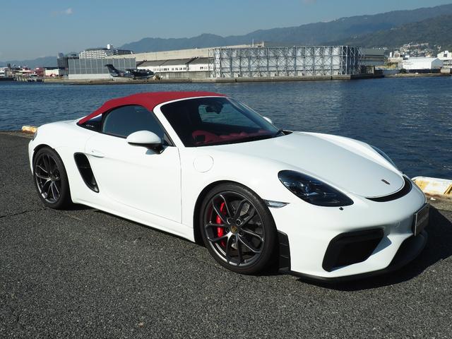 718スパイダー 718スパイダー/右H/スポクロ/スポエグ/シートヒーター/ /Pアシスト/Bカメラ/電動可倒式ドアミラー/20インチアルミホイール/レッドキャリパー/360℃純正ドラレコ/ETC2/室内保管/雨天未使用/禁煙車/ディーラー車検ポルシェ保証延長済車両/スぺキー有(66枚目)