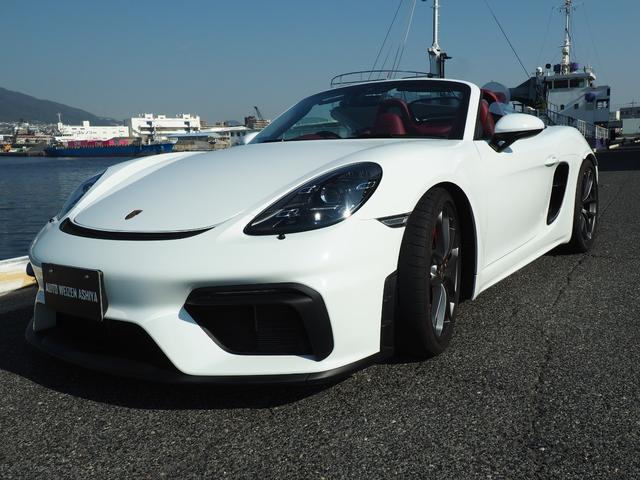 718スパイダー 718スパイダー/右H/スポクロ/スポエグ/シートヒーター/ /Pアシスト/Bカメラ/電動可倒式ドアミラー/20インチアルミホイール/レッドキャリパー/360℃純正ドラレコ/ETC2/室内保管/雨天未使用/禁煙車/ディーラー車検ポルシェ保証延長済車両/スぺキー有(67枚目)