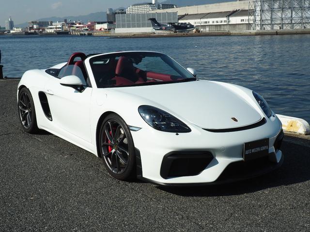 718スパイダー 718スパイダー/右H/スポクロ/スポエグ/シートヒーター/ /Pアシスト/Bカメラ/電動可倒式ドアミラー/20インチアルミホイール/レッドキャリパー/360℃純正ドラレコ/ETC2/室内保管/雨天未使用/禁煙車/ディーラー車検ポルシェ保証延長済車両/スぺキー有(69枚目)