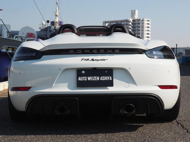 718スパイダー 718スパイダー/右H/スポクロ/スポエグ/シートヒーター/ /Pアシスト/Bカメラ/電動可倒式ドアミラー/20インチアルミホイール/レッドキャリパー/360℃純正ドラレコ/ETC2/室内保管/雨天未使用/禁煙車/ディーラー車検ポルシェ保証延長済車両/スぺキー有(71枚目)