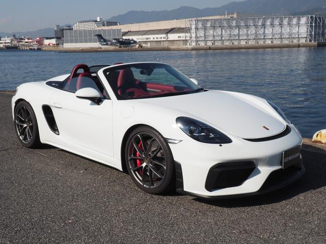 718スパイダー 718スパイダー/右H/スポクロ/スポエグ/シートヒーター/ /Pアシスト/Bカメラ/電動可倒式ドアミラー/20インチアルミホイール/レッドキャリパー/360℃純正ドラレコ/ETC2/室内保管/雨天未使用/禁煙車/ディーラー車検ポルシェ保証延長済車両/スぺキー有(75枚目)