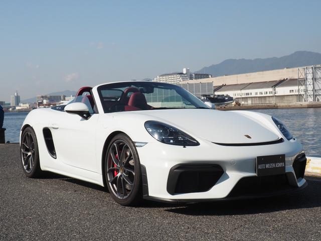 718スパイダー 718スパイダー/右H/スポクロ/スポエグ/シートヒーター/ /Pアシスト/Bカメラ/電動可倒式ドアミラー/20インチアルミホイール/レッドキャリパー/360℃純正ドラレコ/ETC2/室内保管/雨天未使用/禁煙車/ディーラー車検ポルシェ保証延長済車両/スぺキー有(76枚目)