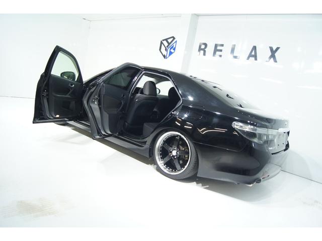 マークX 250G 新品モデリスタフロントスポイラー 新品3眼シーケンシャルヘッドライト 新品19インチホイール 新品タイヤ 新品フルタップ減衰力調整付車高調 ETC パワーシート バックカメラ 社外ナビ 後期型(15枚目)