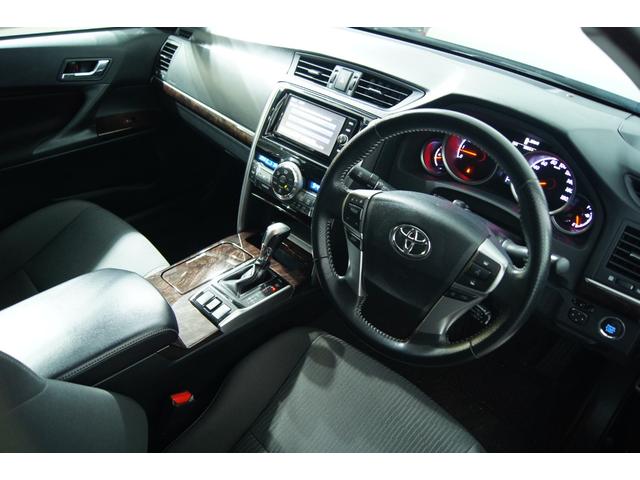 マークX 250G 新品モデリスタフロントスポイラー 新品3眼シーケンシャルヘッドライト 新品19インチホイール 新品タイヤ 新品フルタップ減衰力調整付車高調 ETC パワーシート バックカメラ 社外ナビ 後期型(31枚目)