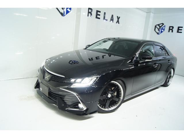 マークX 250G 新品モデリスタフロントスポイラー 新品3眼シーケンシャルヘッドライト 新品19インチホイール 新品タイヤ 新品フルタップ減衰力調整付車高調 ETC パワーシート バックカメラ 社外ナビ 後期型(41枚目)