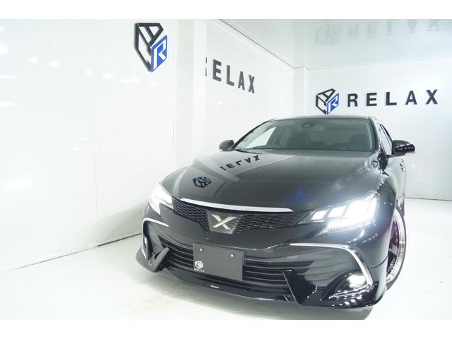 マークX 250G 新品モデリスタフロントスポイラー 新品3眼シーケンシャルヘッドライト 新品19インチホイール 新品タイヤ 新品フルタップ減衰力調整付車高調 ETC パワーシート バックカメラ 社外ナビ 後期型(47枚目)