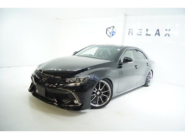 マークＸ ２５０Ｇ　新品ＨＫＳ４本出しマフラー　新品ＲＤＳフロントバンパー　新品モデリスタフロントスポイラー　新品Ｇｓリアバンパー　新品３眼ヘッドライト　新品ＬＥＤ２色切替フォグ　新品１９ホイール　新品タイヤ　新品車高調（12枚目）