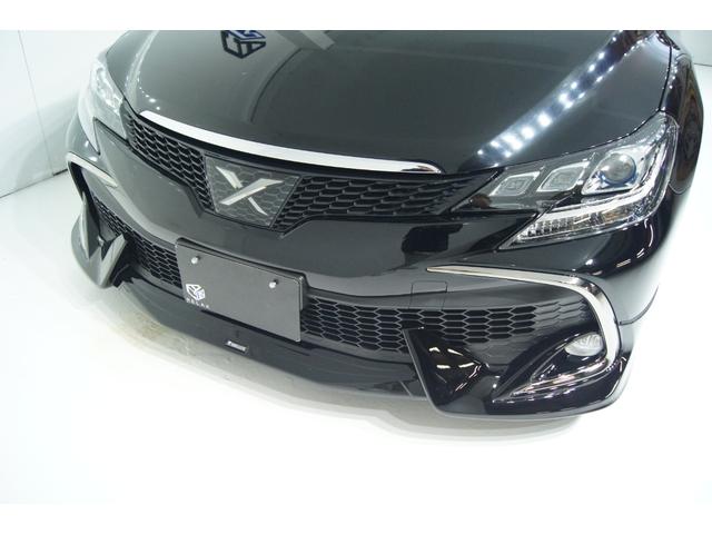 マークＸ ２５０Ｇ　新品ＨＫＳ４本出しマフラー　新品ＲＤＳフロントバンパー　新品モデリスタフロントスポイラー　新品Ｇｓリアバンパー　新品３眼ヘッドライト　新品ＬＥＤ２色切替フォグ　新品１９ホイール　新品タイヤ　新品車高調（24枚目）