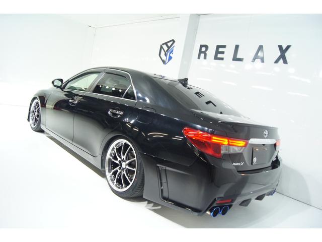 マークＸ ２５０Ｇ　新品ＨＫＳ４本出しマフラー　新品ＲＤＳフロントバンパー　新品モデリスタフロントスポイラー　新品Ｇｓリアバンパー　新品３眼ヘッドライト　新品ＬＥＤ２色切替フォグ　新品１９ホイール　新品タイヤ　新品車高調（35枚目）