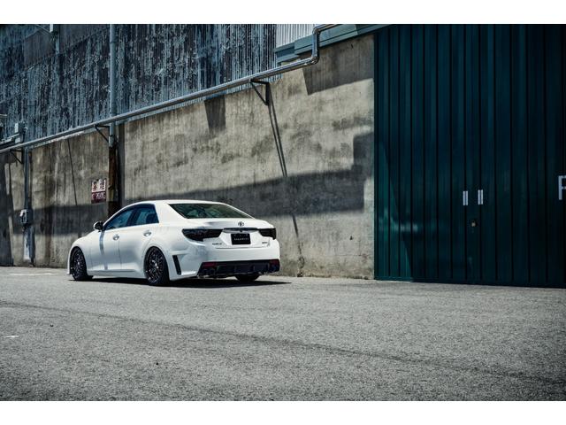 マークＸ ２５０Ｇ　新品ＨＫＳ４本出しマフラー　新品ＲＤＳフロントバンパー　新品モデリスタフロントスポイラー　新品Ｇｓリアバンパー　新品３眼ヘッドライト　新品ＬＥＤ２色切替フォグ　新品１９ホイール　新品タイヤ　新品車高調（63枚目）