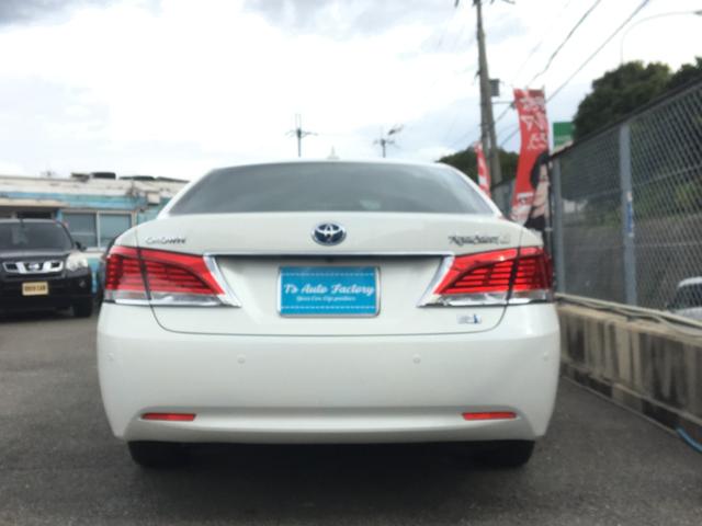 クラウンハイブリッド ロイヤルサルーンG プリクラッシュ 純正ナビ 地デジ Bモニター 電動サンシェイド 検査9年3月まで(3枚目)