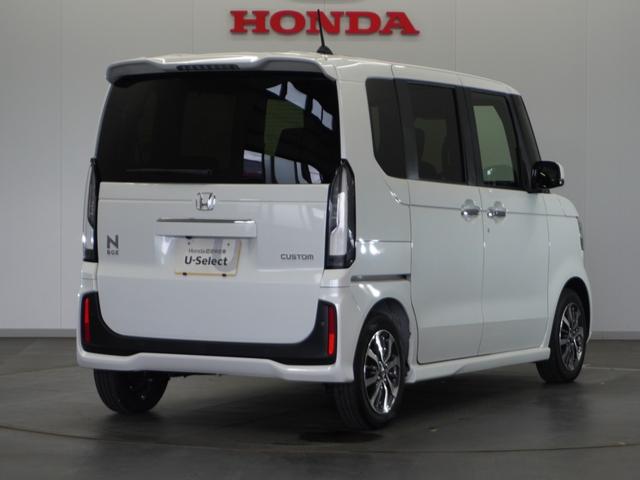 N-BOXカスタム ベースグレード 2年保証当社試乗車ナビDレコRカメETC片電扉 CMBS ベンチシート オートエアコン スマートキ LED 盗難防止装置 クルコン バックカメラ フルセグTV パワーステアリング エアバッグ ESC(16枚目)