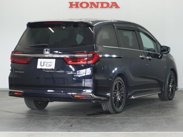 オデッセイハイブリッド ｅ：ＨＥＶアブソルート・ＥＸ　１年保証ナビ全周囲カメＤレコＥＴＣ両電扉ＢＴ　ＬＥＤライト　シ－トヒ－タ－　両側ＰＳＤ　パワ－シ－ト　Ｐアシスト　フルセグ　アイドルストップ　クルーズコントロール　ＤＶＤ再生機能　３列シート　キーレス（18枚目）