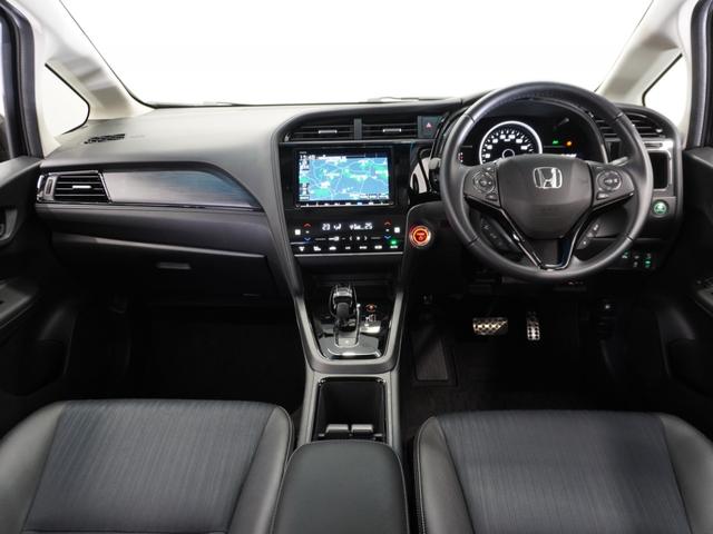 シャトル ハイブリッドＺホンダセンシング　２年保証ナビＲカメＥＴＣクルコンＢＴ地デジＬＥＤ　衝突軽減　カーテンエアバック　ＬＥＤライト　前席シートヒーター　イモビ　Ｂカメラ　ＵＳＢ接続　ＤＶＤ　パワーウィンドウ　ナビＴＶ　スマートキー　禁煙車（6枚目）