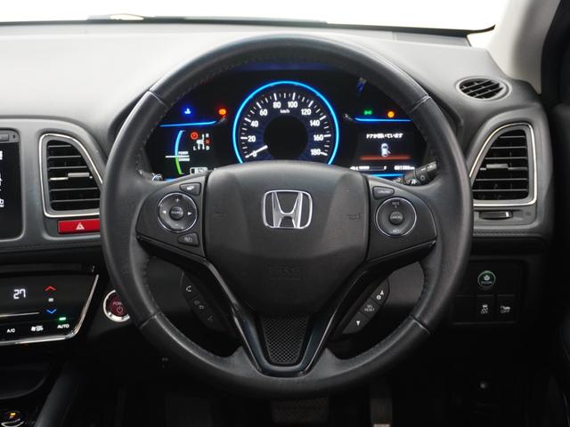 ヴェゼル ハイブリッドＸ　１年保証ナビＲカメＥＴＣクルコンＢＴ地デジＬＥＤ　リヤカメラ　ＥＴＣ付き　Ａクルーズ　セキュリティアラーム　ＶＳＡ　アイドリングＳＴＯＰ　ナビＴＶ　スマートキ　サイドエアバッグ　ＤＶＤ再生機能　ＡＡＣ（7枚目）