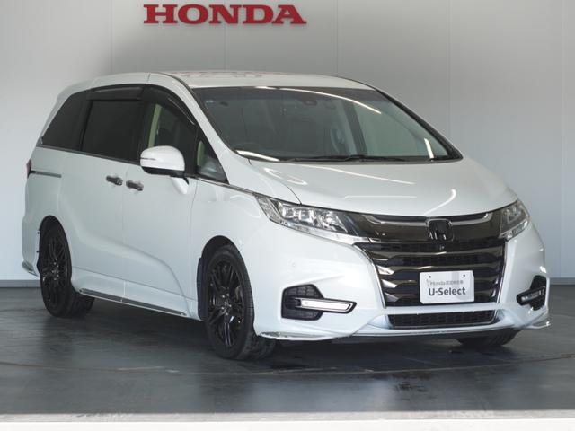 オデッセイ アブソルート・ＥＸホンダセンシング　１年保証マルチビューカメラシステム＋スマートパーキングアシスト　ブラインドスポットインフォメーション運転席８ウェイパワーシート本革シート１８ＡＷ運転席助手席シートヒーター＋助手席４ウェイパワーシート（2枚目）