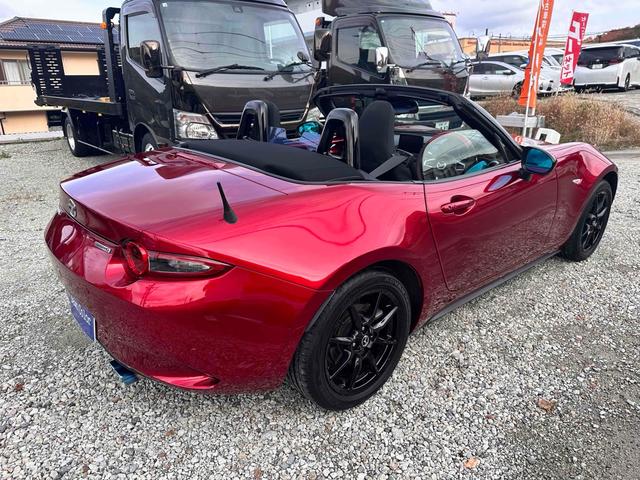 ロードスター Ｓスペシャルパッケージ　オープンカー　ドライブレコーダー　ＥＴＣ　クリアランスソナー　衝突被害軽減システム　ＬＥＤヘッドランプ　６ＭＴ　スマートキー　アルミホイール　フロントリップ　マフラーカッター　　ＡＢＳ　ＥＳＣ　ＵＳＢ（48枚目）