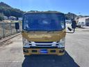 エルフトラック  積載車 極東フラトップZERO 積載2850kg サイドアオリレス 固縛装置 フロント三面フイルム アルミホイールナビ ドラレコ ETC 社外スピーカー 社外テールカスタムシート両側電動格納ミラー 中古車画像_4