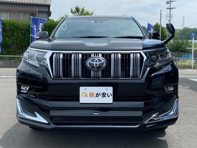 ランドクルーザープラド ＴＸ　Ｌパッケージ　４ＷＤ　ドライブレコーダー　ＥＴＣ　バックカメラ　クリアランスソナー　オートクルーズコントロール　レーンアシスト　パワーシート　衝突被害軽減システム　サンルーフ　ナビ　ＴＶ　オートマチックハイビーム（56枚目）