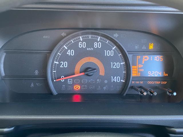 ハイゼットカーゴ クルーズターボ　ＡＴ　衝突被害軽減システム　ＥＴＣ　ナビ　ＴＶ　バックカメラ　両側スライドドア　キーレスエントリー　アイドリングストップ　電動格納ミラー　オートマチックハイビーム　アルミホイール　ＡＢＳ（4枚目）