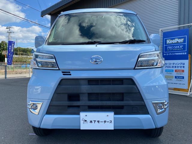 ハイゼットカーゴ クルーズターボ　ＡＴ　衝突被害軽減システム　ＥＴＣ　ナビ　ＴＶ　バックカメラ　両側スライドドア　キーレスエントリー　アイドリングストップ　電動格納ミラー　オートマチックハイビーム　アルミホイール　ＡＢＳ（30枚目）