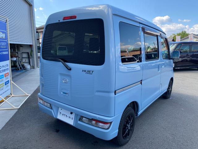 ハイゼットカーゴ クルーズターボ　ＡＴ　衝突被害軽減システム　ＥＴＣ　ナビ　ＴＶ　バックカメラ　両側スライドドア　キーレスエントリー　アイドリングストップ　電動格納ミラー　オートマチックハイビーム　アルミホイール　ＡＢＳ（49枚目）